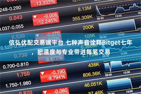 信弘优配交易端平台 七种声音诠释Bitget七年，把温度与专业带进每笔交易