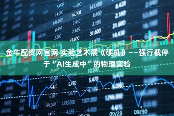 金牛配资网官网 实验艺术展《硬机》——强行截停于“AI生成中”的物理实验